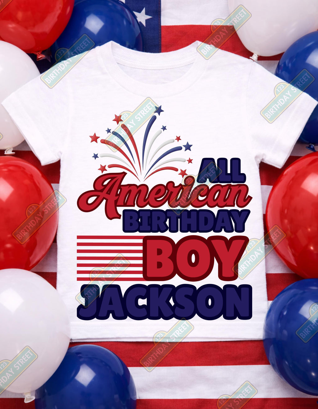 All American Birthday Boy Shirt – Red White and One Two – Patriotic Birthday Outfit – USA Birthday Tee – 1st 2nd Birthday Shirt Boy