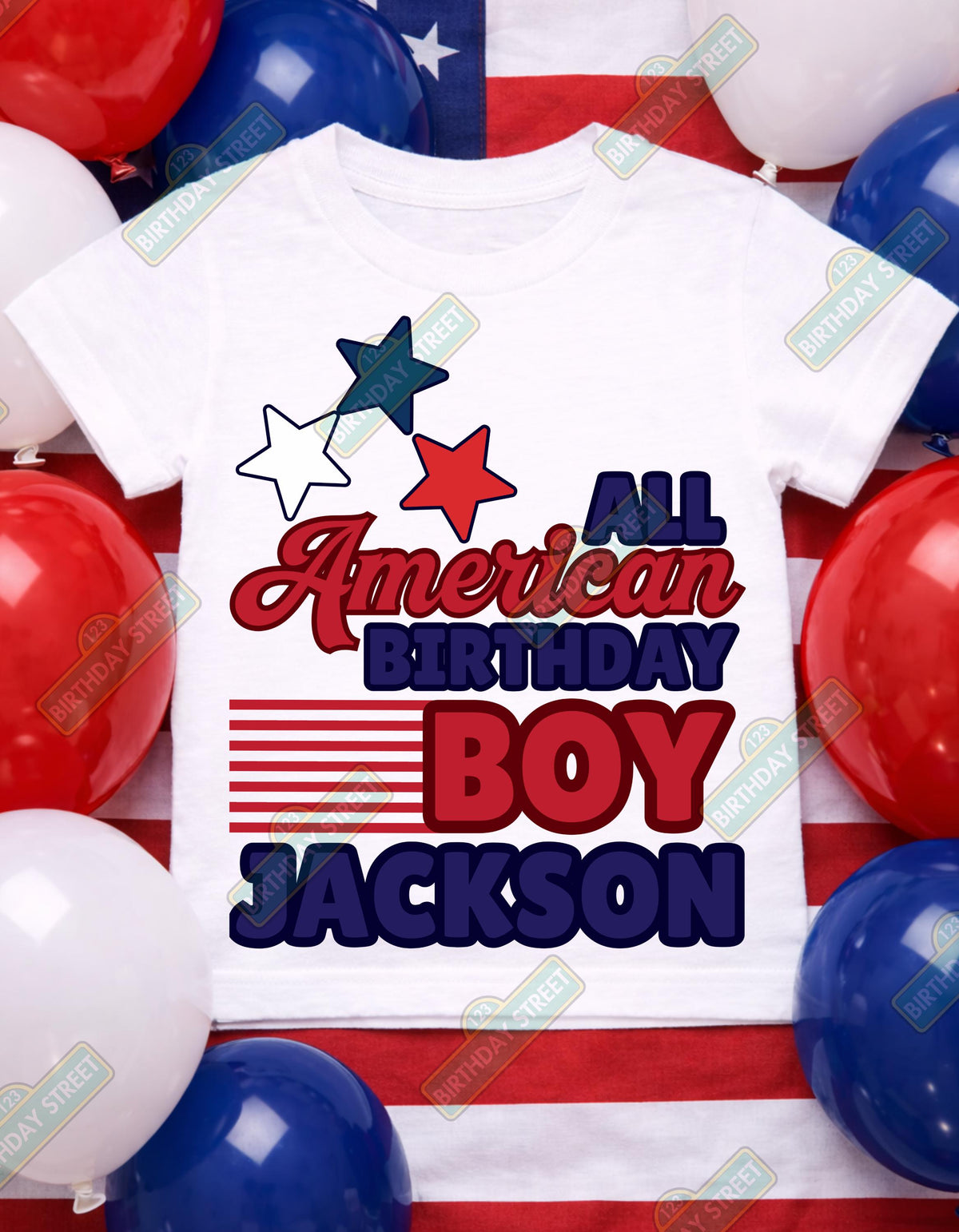All American Birthday Boy Shirt – Red White and One Two – Patriotic Birthday Outfit – USA Birthday Tee – 1st 2nd Birthday Shirt Boy