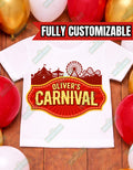 Carnival First Birthday Shirt, Come One Come All, 1st Birthday Outfit Boy, Circus Birthday Shirt, Custom Name Carnival Shirt, First Birthday