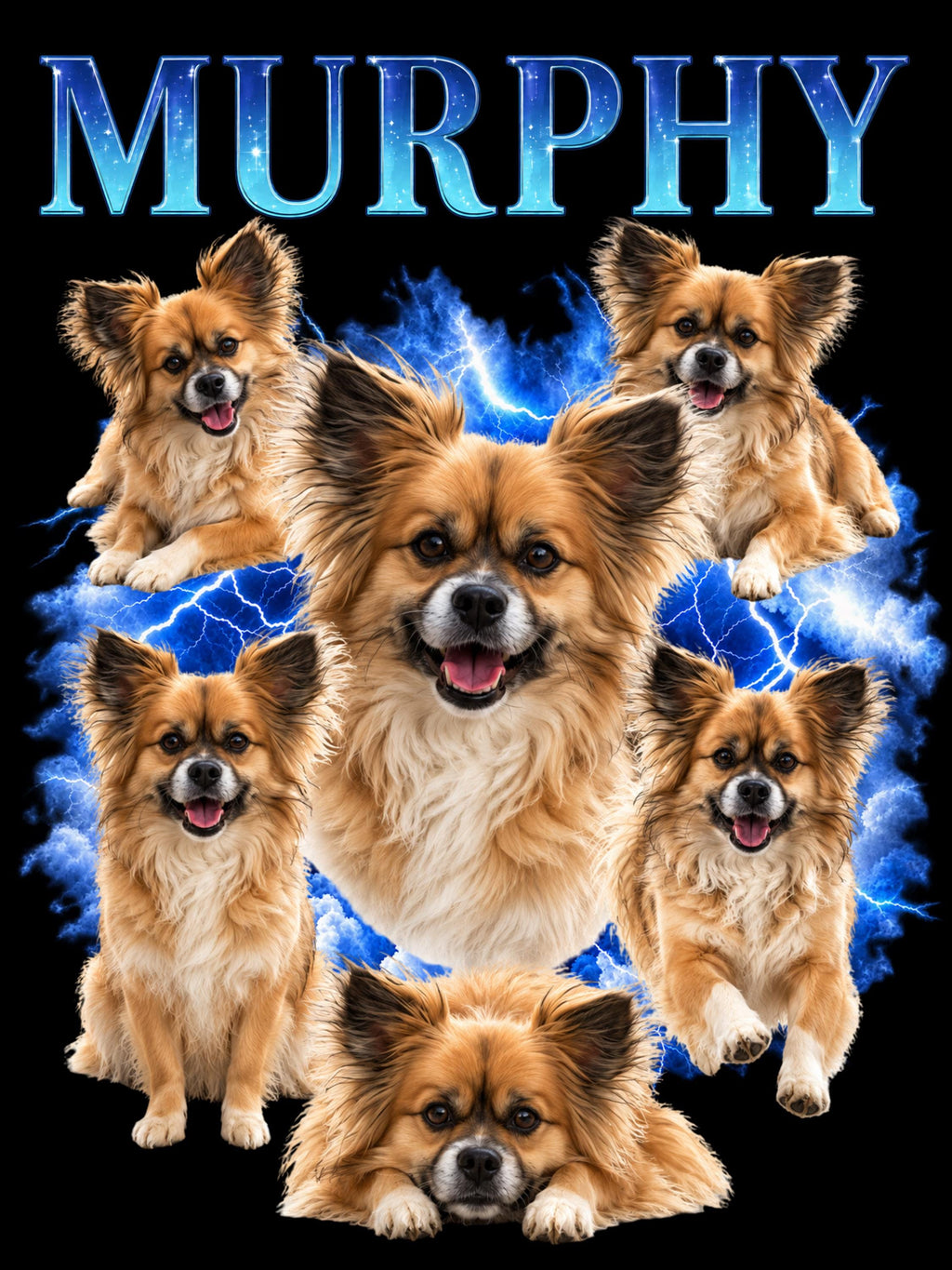 Custom Bootleg Dog Poster | Personalized Pet Poster From Photo | 1 or 2 Dogs | Digital or Printed | 30x40 Custom Dog Portrait