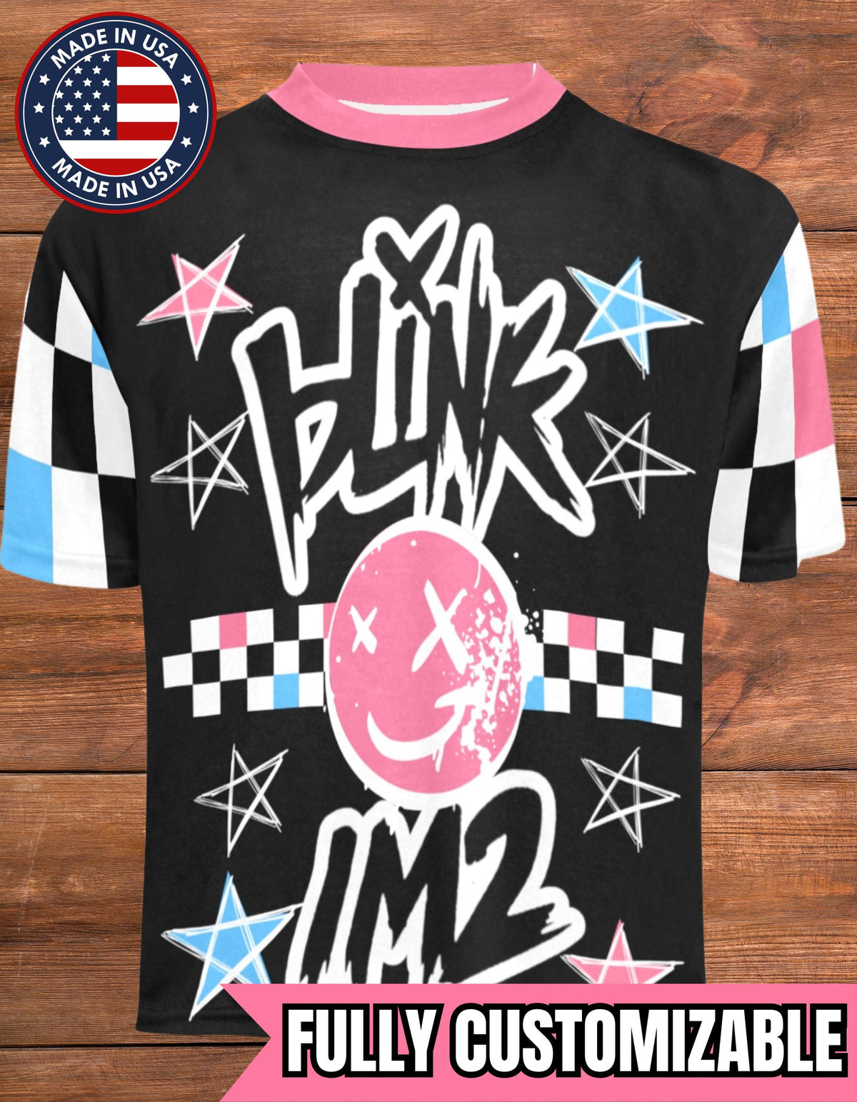 BLINK IM2 Custom Birthday Shirt | Punk Band Inspired Birthday Tour Tee | Personalized Name & Age | Kids Youth Adult Shirt