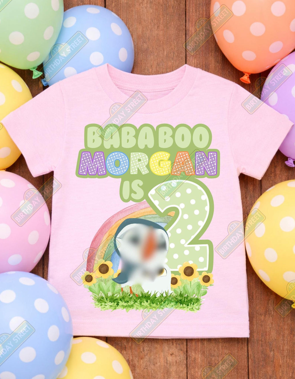 Puffin Birthday Design PNG, Personalized Puffin Birthday Shirt Design, Any Age Birthday, Rainbow Puffin Party, Custom Birthday PNG