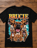 Custom Bootleg Dog T-Shirt From Your Photo | Personalized Pet Bootleg Tee | Custom Dog Shirt | 1 or 2 Dogs | Dog Mom Gift