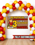 Tiger Birthday Banner, Beautiful Day Birthday Party Banner, Personalized Any Name Age, 60x36 Digital Printable Birthday Backdrop
